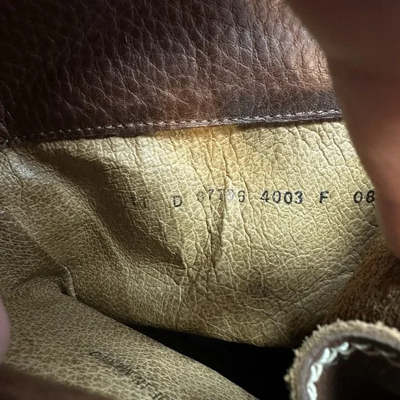 Frye Boots Tuscarora Owen Fold Over Boots Leather Mens Size 11D Brown 37766 - Picture 10 of 10